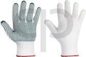 Set van 12 paar Honeywell Abratex Light Grip handschoen polyamide/katoen mechanische bescherming