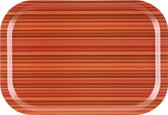 Dienblad Mini Stripes Chili - 6 Stuks - 27x18cm
