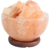 Himalaya Zoutlamp - Schaal met Brokken - 15cmx9cm