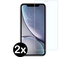 Screenprotector Geschikt voor iPhone X Screenprotector Glas Gehard Met Dichte Notch - Screenprotector Geschikt voor iPhone X Screen Protector Glas Tempered Glass - 2 PACK