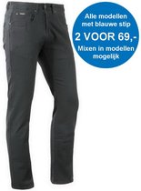 Brams Paris - Heren Jeans - Lengte 34 - Stretch  - Hugo - Antraciet
