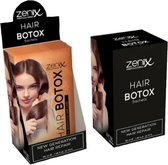Zenix Professionals Hair Botox - Haar Botox - 2 Zakjes - 2 Kuren - Zeer GEWILD Kappersmerk - Zeer bekend Kappersmerk - Haar Behandeling - Effectief & LAB GETEST - Favoriet bij dame