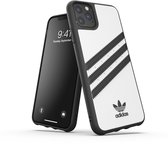 adidas Moulded Case PU PC en TPU logo hoesje voor iPhone 11 Pro Max - wit