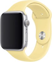 Apple Sport Band voor de Apple Watch Series 1 / 2 / 3 / 4 / 5 / 6 / 7 / 8 / 9 / SE - 38 / 40 / 41 mm - Lemon Cream