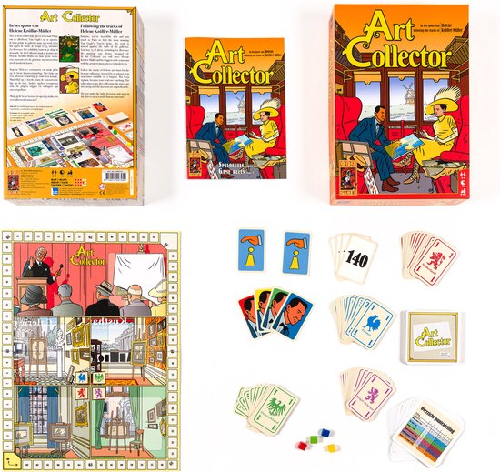 Thumbnail van een extra afbeelding van het spel Art Collector - het spel - Kroller Muller - bordspel - kunst verzamelen - kunst spel