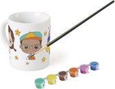 Eurekakids Paint you Mug - Mok Beschilderen - Inclusief Beker en Verf