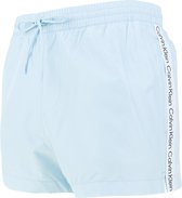 Calvin Klein tape ck logo zwemshort blauw - S