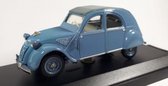 Citroën 2CV England 1953-54 closed roof (Blauw) (9,5cm) 1:43 Vitesse - Modelauto - Schaalmodel - Miniatuur auto
