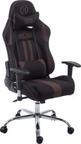 Racing Gaming Bureaustoel Kerimaki Stof, Zwart/Wit