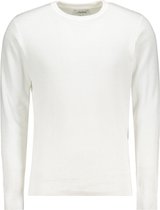 Haze & Finn Trui Knit Crewneck Ma17 0241 Blanc De Blanc Mannen Maat - M