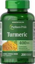 Puritan's Pride Turmeric 400 mg 200 capsules 524