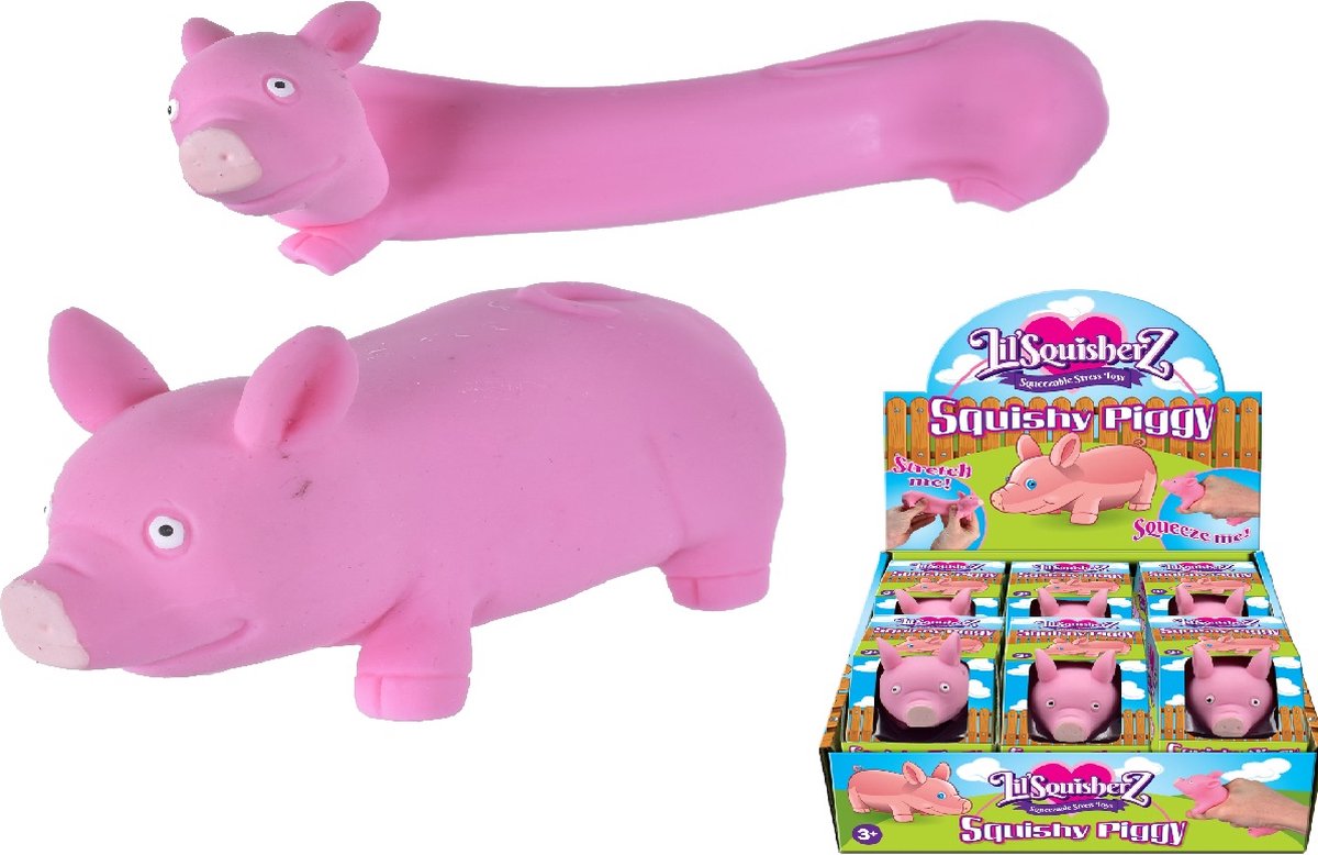 Balle anti-stress extensible pour cochon - Balle anti-stress pour les mains  - 1 pièce