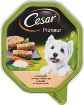 15x Cesar Primeur in paté - gevogelte gegarneerd met groente- en rijstmix - 150g