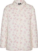 Vero Moda VMKAE D1 QUILTED FLOWER JACKET Dames Jas Pristine - Maat S