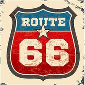 Retro Wenskaart Route 66