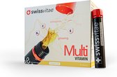 Swiss Vitae Multi Vitamin - Complete multivitamine - Versterkt je immuunsysteem - Hoge dosis vitamine c - Boost je mentale en fysieke gezondheid - 8 shots