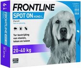 Frontline Spot-On L Anti vlooienmiddel - Hond - 6 pipetten