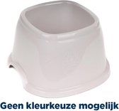 Zolux Non-Slip Cocker Spaniel Voerbak Blauw / Grijs Assorti 19X19X11 CM