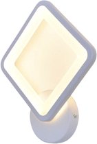 Friick Wandlamp | Moderne Wandlamp | Voor Binnen | LED Lamp | Vierkant | Nachtlamp | Wit | Warm Licht