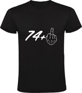75 jaar Heren t-shirt | verjaardag | feest | grappig | cadeau | Zwart
