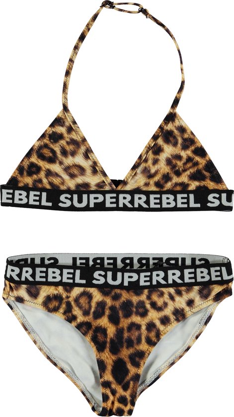Meisjes bikini triangel Isla - Leopard AOP