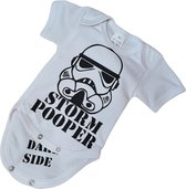 Rompertje - Storm Pooper - maat 62 - Wit- Starwars