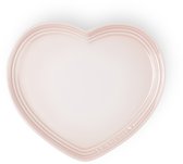 Le Creuset. Bord - Hart - in roze
