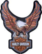 Harley-Davidson Bar & Shield Eagle Metalen Bord