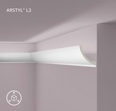 Afdeklijst NMC L3 ARSTYL Noel Marquet Sierlijst Plafondlijst Indirecte verlichting modern design wit 2 m