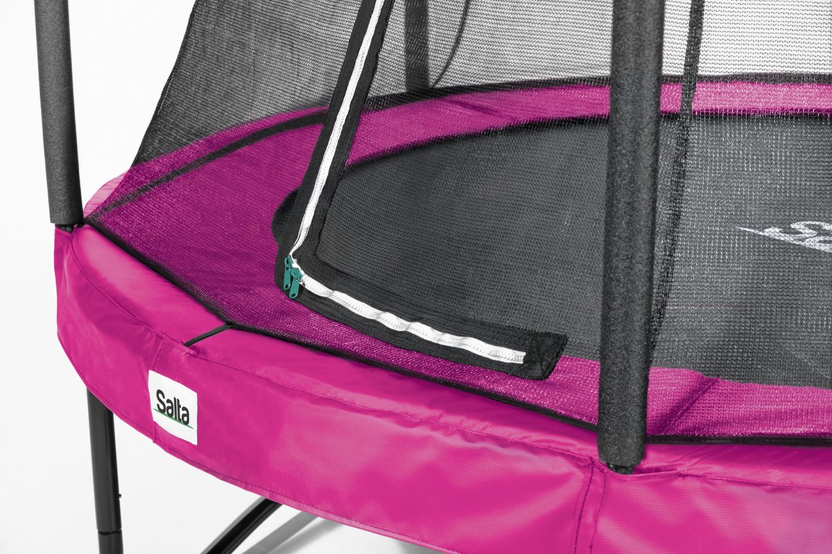 Salta Comfort Edition - ø 213 cm - Ronde trampoline met veiligheidsnet - Roze - Trampoline voor kinderen — afbeelding 5