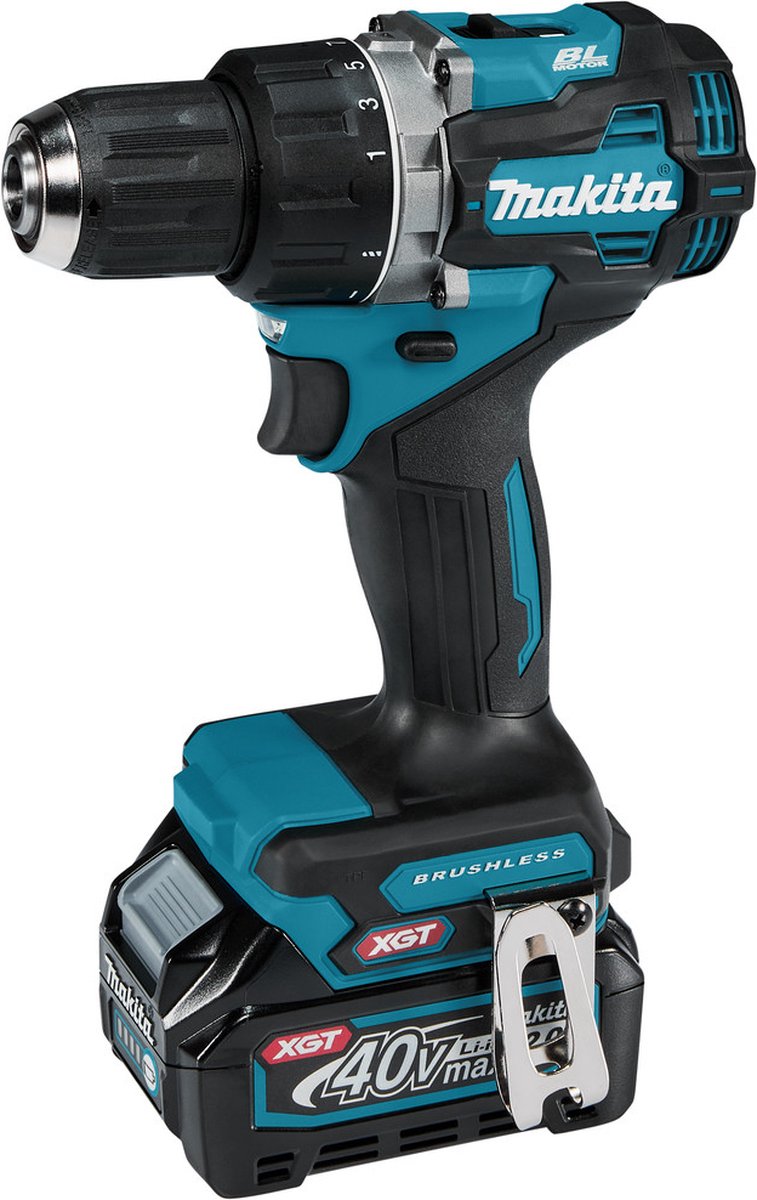 MAKITA DF002GA101 | BOOR-/SCHROEFMACHINE | 40 V MAX | SET | 2,0 AH ACCU | LADER