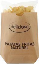 Patatas fritas naturel - Spaanse aardappel chips - Delizioso 12 x 110 gram