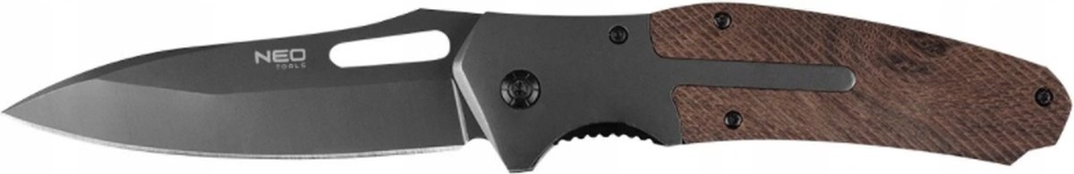 Opvouwbaar survival mes - 22cm - Met houten handvat