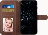 Samsung Galaxy S22 Ultra - Wallet Book Case Hoesje Kunstleer - Bruin
