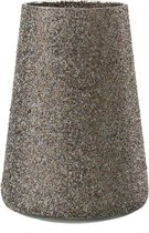 Windlicht | glas | bruin | 21x21x (h)30 cm