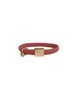 Delight Department - Armband - Elastiek - Skin - Roze - Oud roze - Goud - Nikkelvrij - Trend - Cadeautje