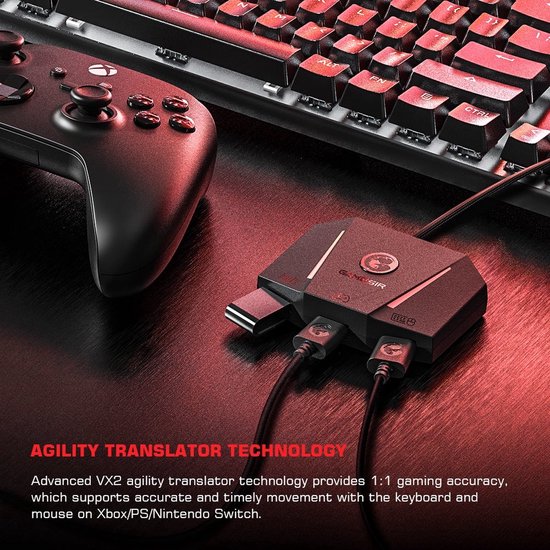Gamesir VX2 AimBox - Convertisseur adaptateur clavier souris pour Xbox  Series X/ S,... | bol.com
