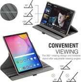 Samsung Galaxy Tab A8 (2021) hoes - Samsung Tab A8 (10.5inch) 2021 - draaihoes Tablet hoes met standaard - beschermhoes - Goud