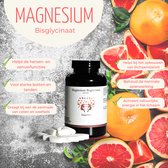 MakeVit Magnesium - 120 tabletten - 200 mg Bisglycinaat Albion en Citraat - Voedingssuplement