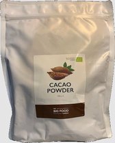 BIGFOOD Big Food Cacao poeder RAW - 500 gram voordeelverpakking