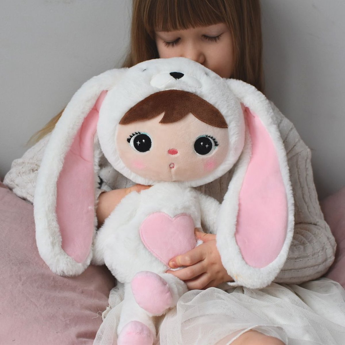 metoo knuffel cream bunny geboorte cadeau| baby |baby cadeaus| baby geschenken |