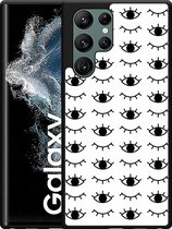 Galaxy S22 Ultra Hardcase hoesje I See You - Designed by Cazy