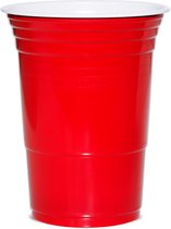 Partycup - PS - 400ml - 16oz - 120mm - rood - 120 stuks