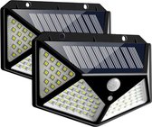 Solar Wandlamp Buiten – Solar Tuinverlichting Zonne Energie – Solar LED Lamp Met Bewegingssensor – 12 Stuks - Flanner®