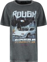 Colourful Rebel Rough Riders Acid - Korte mouwen voor Vrouwen - Maat XL