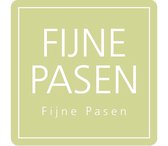 Sticker Fijne Pasen - Sluitsticker - Sluitzegel Pasen - Oud / Engels / Mint / Pastel Groen | Kaart - Envelop | Fijne Paasdagen - Paasfeest | Envelop stickers | Cadeau - Gift - Cade