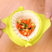 Boulettes de moule en plastique multifonctionnelles - Cutter Dumpling Maker - Shape Wrapper Presser - Moules Cuisson Pâtisserie Cutter Accessoires de vêtements pour bébé de Cuisine - Transparent