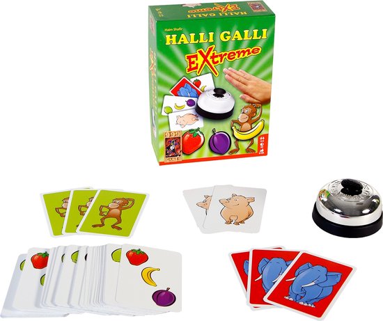 999 Games - Halli Galli Extreme - Actiespel - chaotischer en hilarischer!