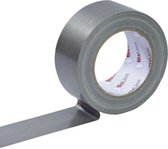 Bizline - Ducttape zelfklevende tape - Grijs - 50mmx25m caoutschouc (ongevulkaniseerd rubber)