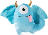 Petshop by Fringe Studio 289355 One eye horned monster - Speelgoed voor dieren - honden speelgoed – honden knuffel – honden speeltje – honden speelgoed knuffel - hondenspeelgoed pi